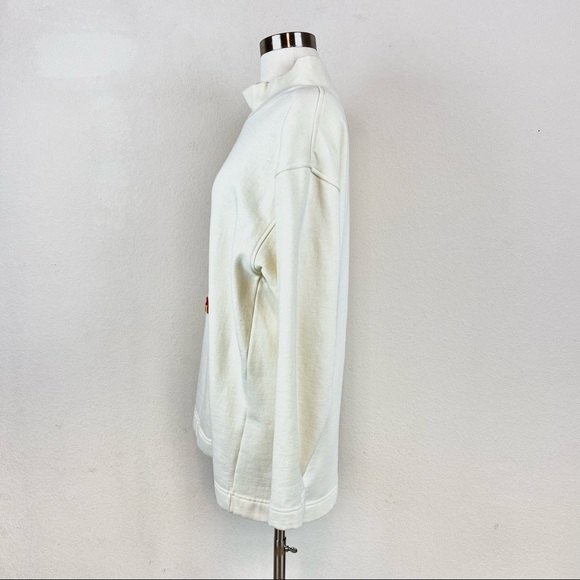 Westbound Vintage Embroidered Mock Neck Christmas Tree Sweatshirt - Picture 3 of 9